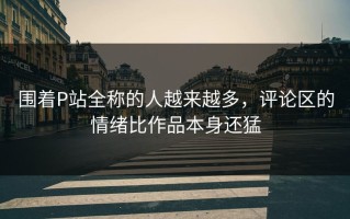 围着P站全称的人越来越多，评论区的情绪比作品本身还猛