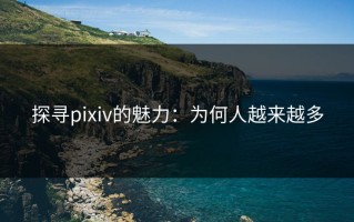 探寻pixiv的魅力：为何人越来越多