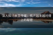 深入探讨麻豆传媒：揭开越来越对得上的秘密