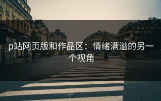 p站网页版和作品区：情绪满溢的另一个视角